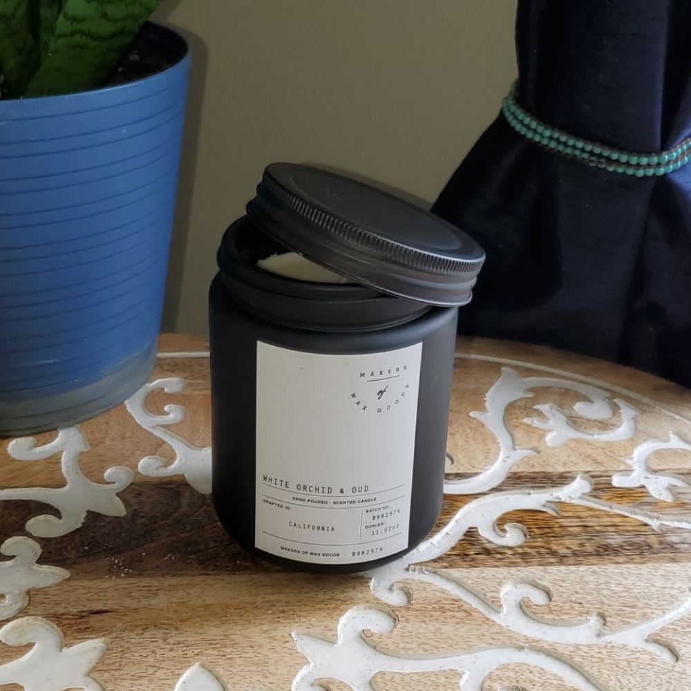 Makers of Wax Goods: White Orchid & Oud Candle